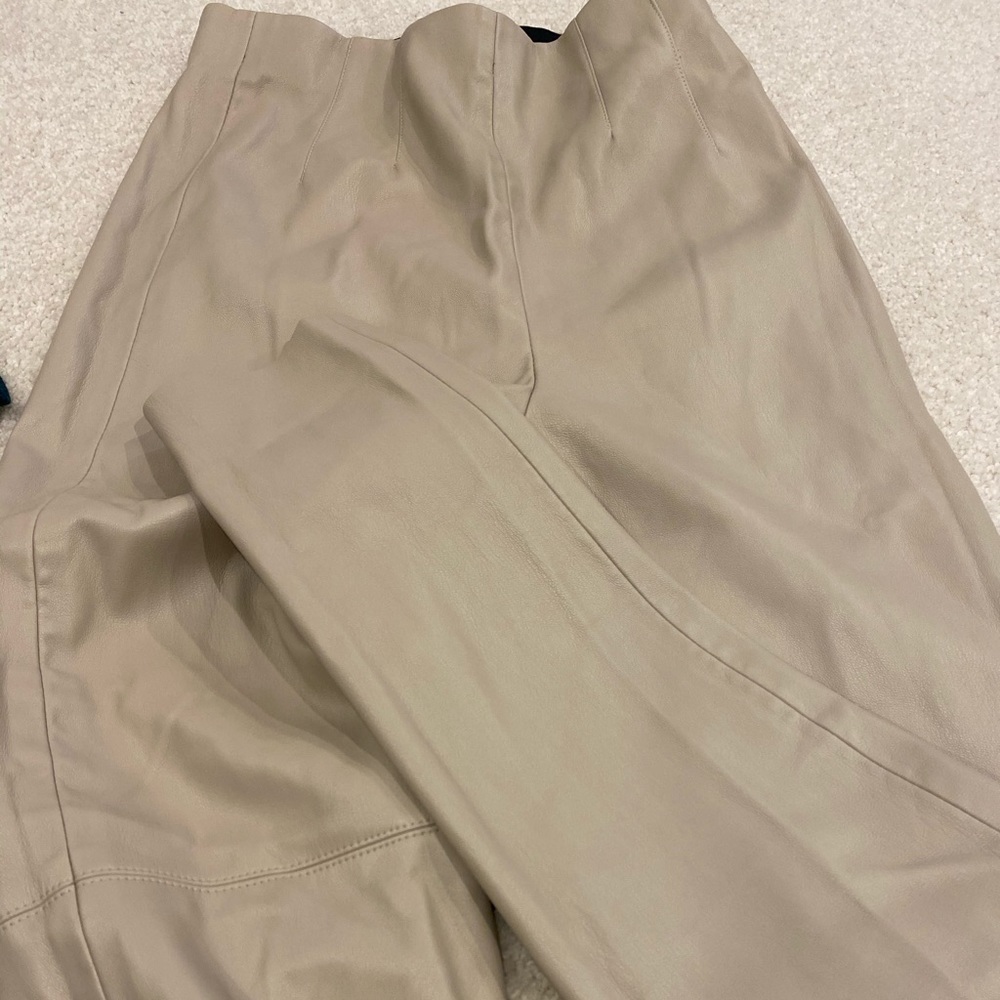 ZARA Leather Leggings